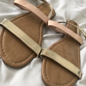 Cute nude sandals
